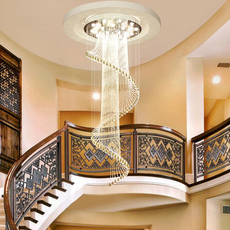 Molecular Pendant Chandelier Modern Luxury Style Crystal Hanging Light