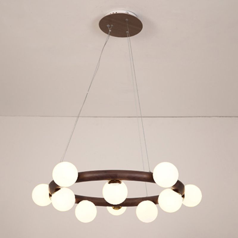 Wagon Wheel Chandelier Light Fixtures Modern Multi-Head Hanging Pendant Lamps for Living Room
