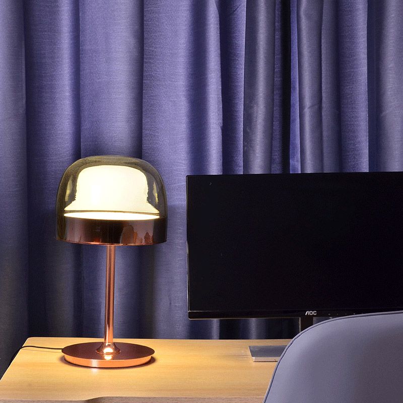 Lampe de table en verre de style nordique lampe de bureau de style moderne pour chambre d'étude
