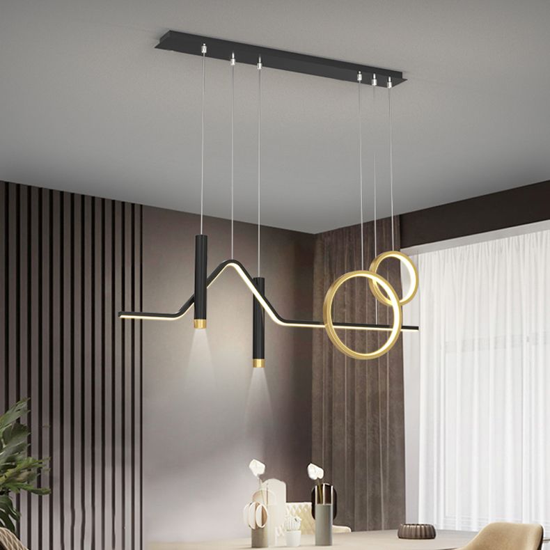 Moderne LED -Island Leichte LED LED Hanging Lampenvorrichtung für Esszimmer