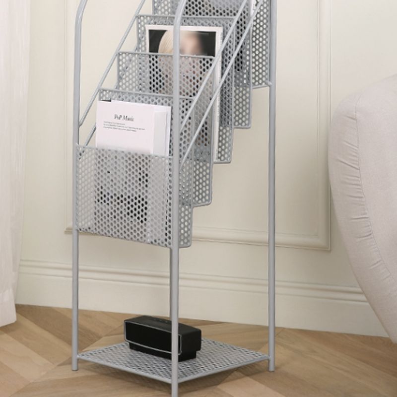 5-Shelf Metal Ladder Bücherregal zeitgenössisches Buchregal, 36,2 '' H x 12,2 '' W.