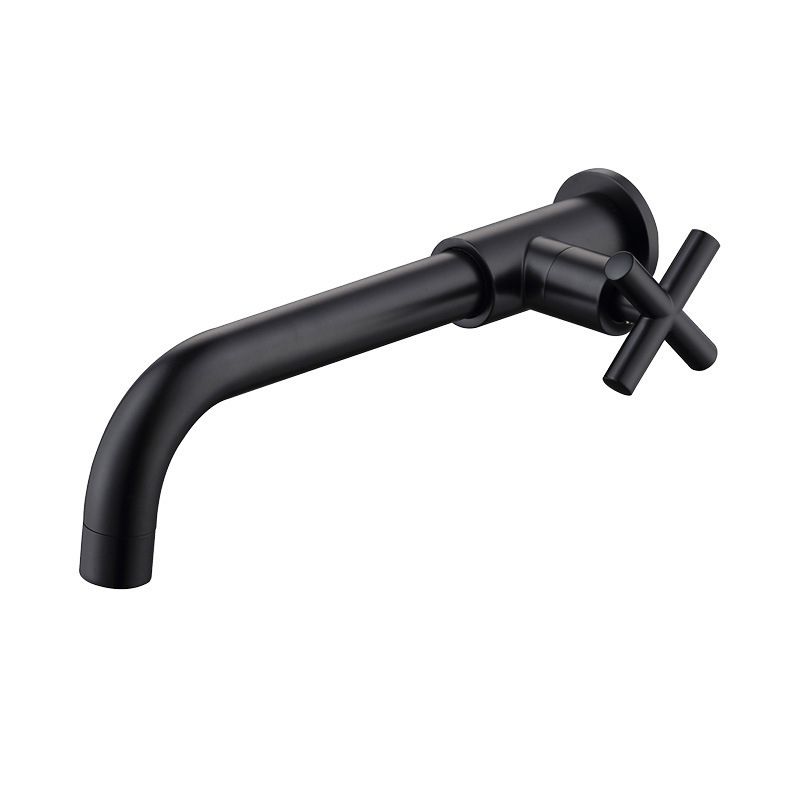 Glam 1-Handle Bathroom Sink Faucet Circular Wall Mounted Bathroom Faucet