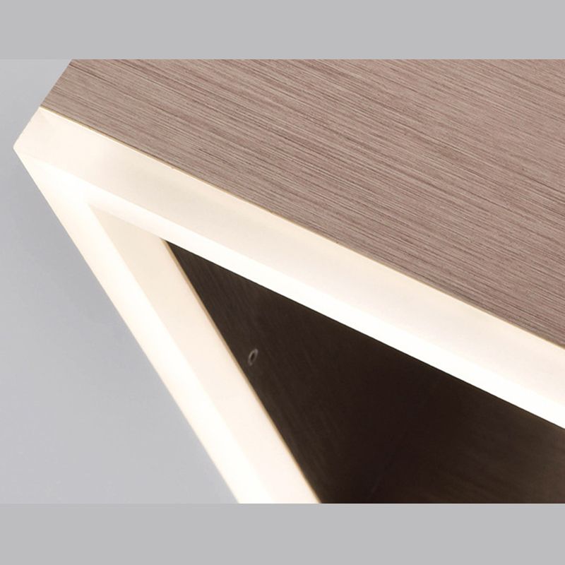 Luces colgantes de metal modernos de iluminación colgante cuadrado