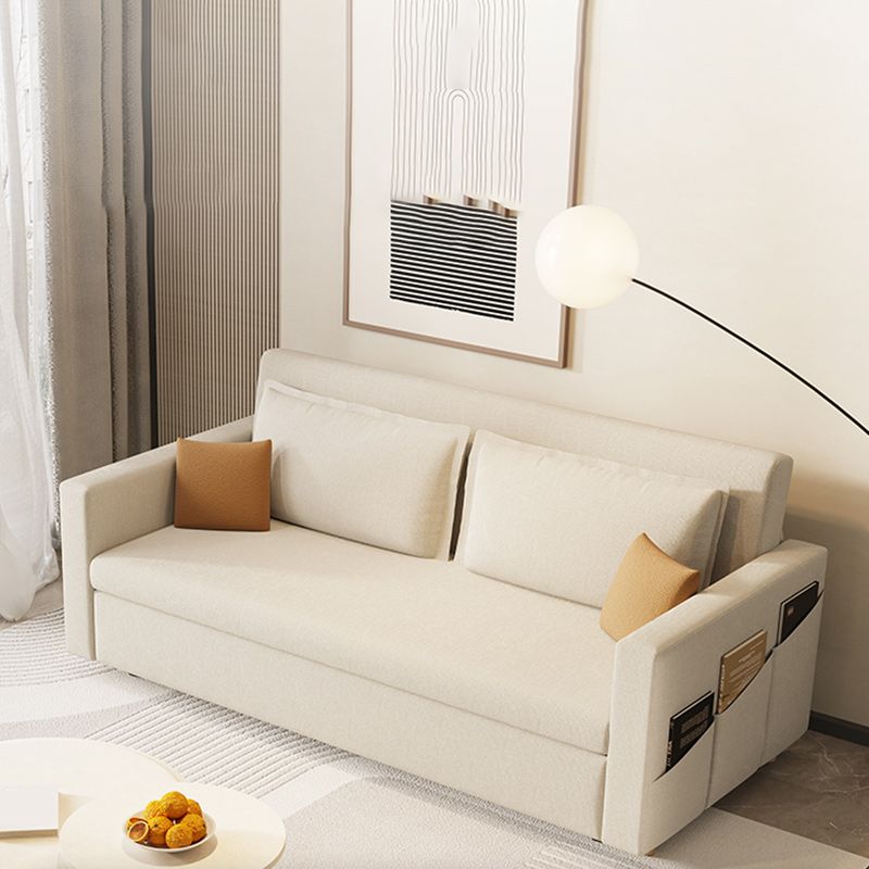 31" Wide Scandinavian Sofa Bed Cushion Back Futon Sleeper Sofa