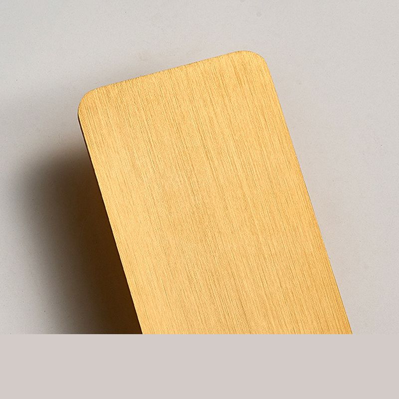 Estilo minimalista moderno rectangular arriba y abajo LED LED Splach Metal luces de apliquet