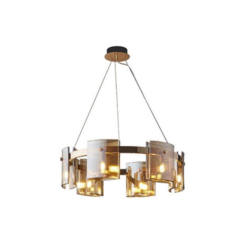 Semplici lampadari lampadari in vetro lampadario appeso per la caffetteria
