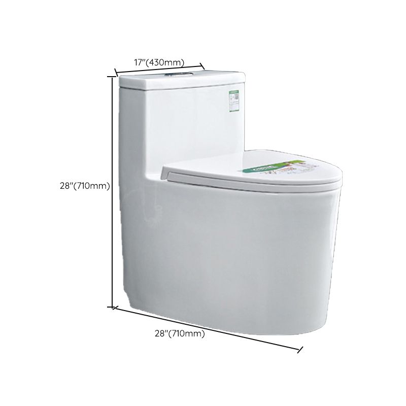 Modern Ceramic Flush Toilet Floor Mounted Urine Toilet for Washroom