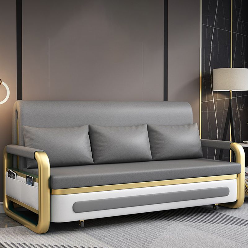 Pillow Included Sofa Futon Cushion Back Foldable Futon Sofa Bed