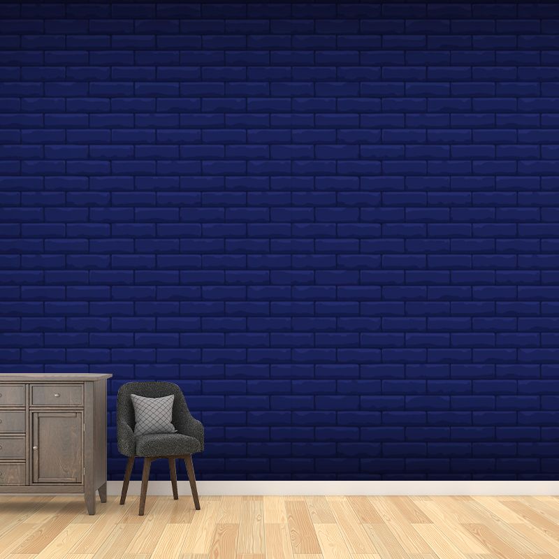 Customized Mildew Resistant Wall Mural Industrial Style Brick Wall Pattern Wall Covering