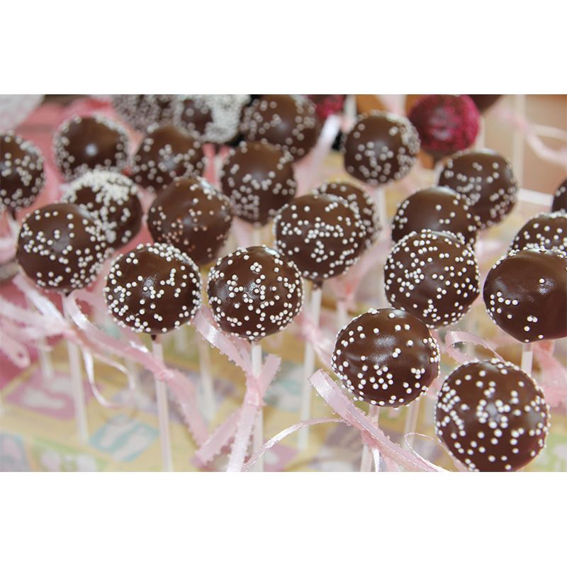 Sweet Style Cake-Pops Mural Decal Stain Resistant Cake Shop Wall Covering