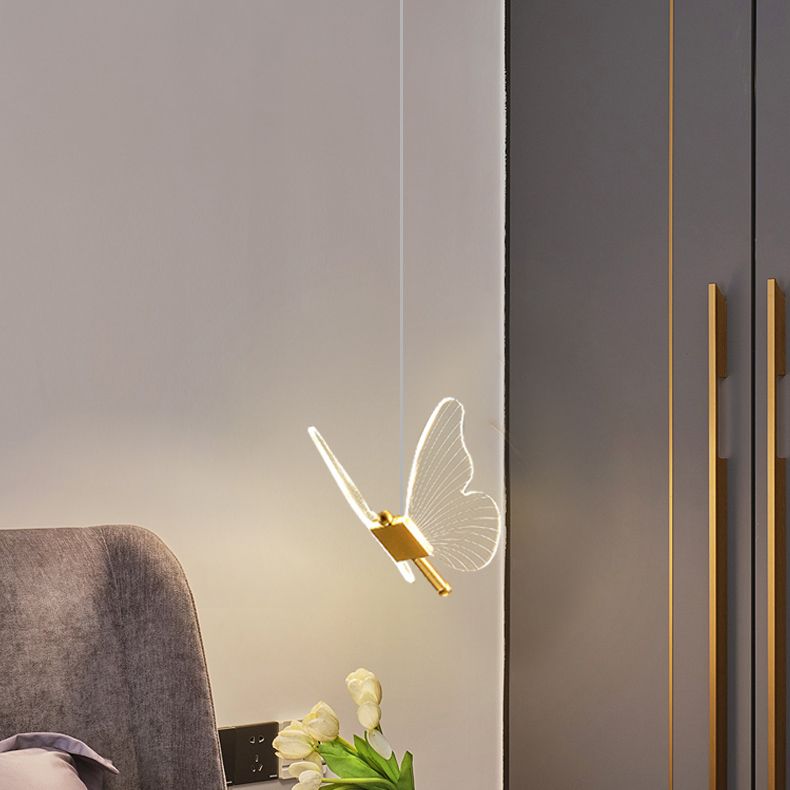 Moderner Stilfeuerleuchten Acryl -Multi -Lichter -Federbeleuchtung