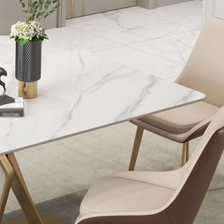 Scandinavian 1/2/3/4/5 Dining Table Set with Chair Sintered Stone Dining Table Set