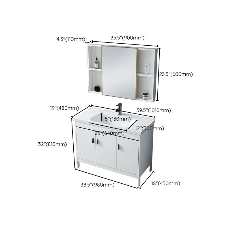 Aluminum Bathroom Vanity Modern Bathroom Vanity Set for Bathroom