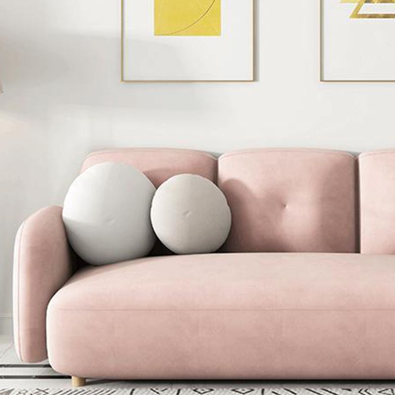 Modern Sofa with Square Arm and Tight Back for Apartment,84.65 "