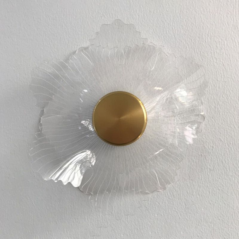 Modern Flower Shape Wall Light Sconces 1 Light Wall Lighting Fixtures for Bedroom