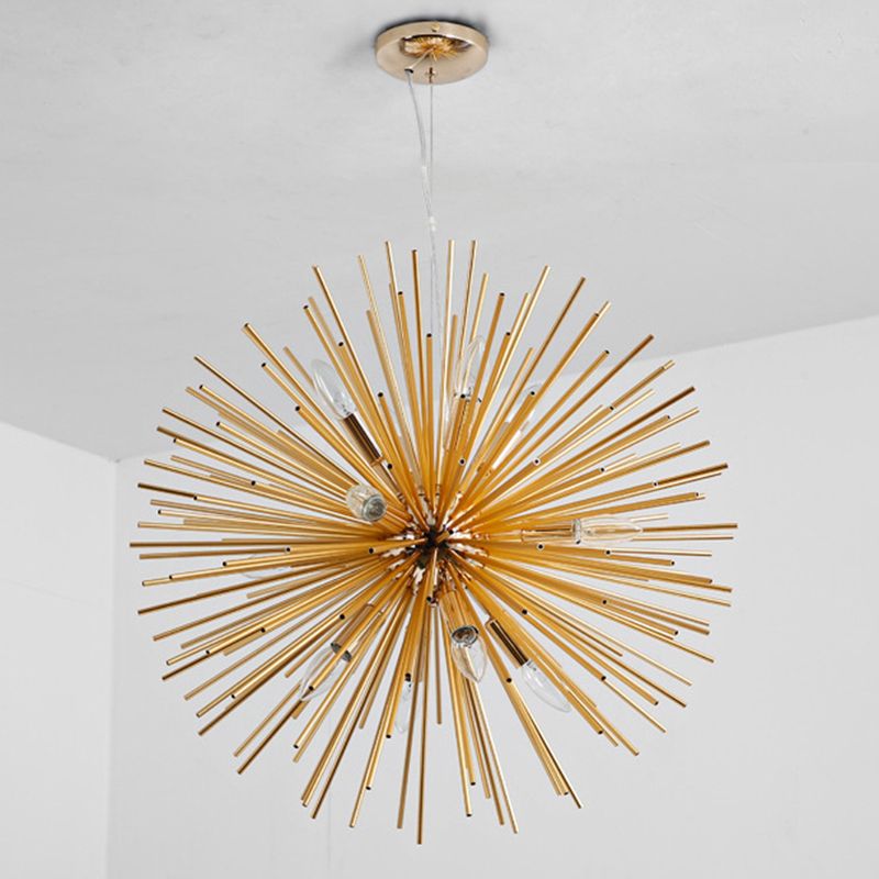 Lampada il lampadario del dente di dente di dente di dente di dente di dente di dente di illuminazione a sospensione in metallo