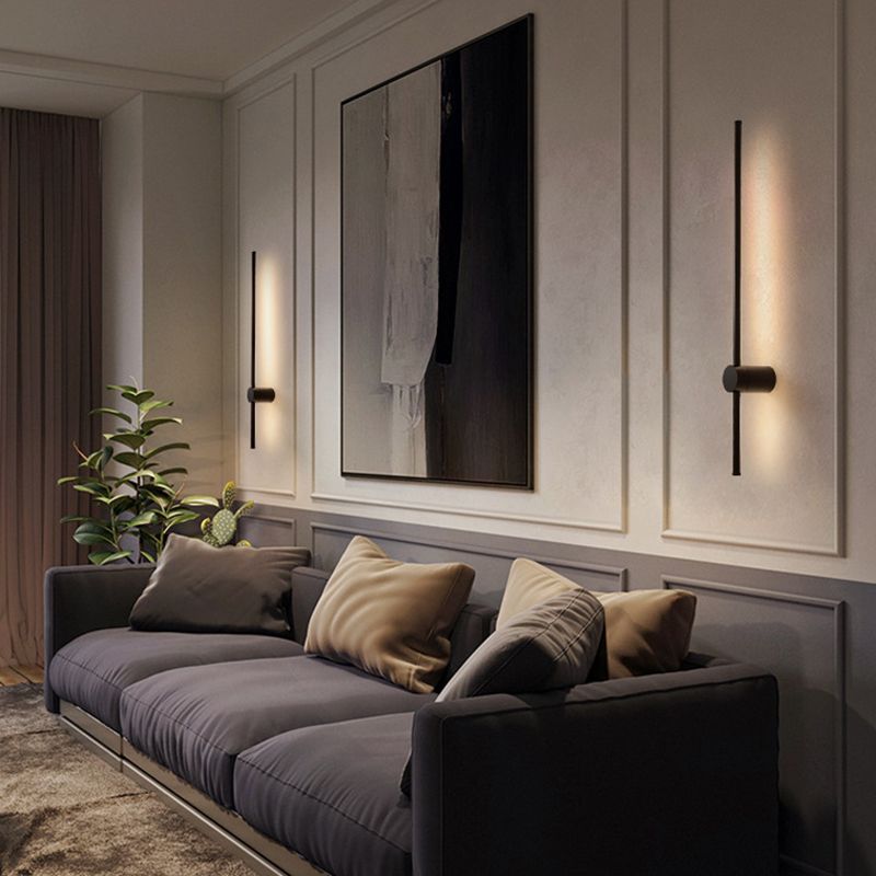 Linear Wall Light Fixture Modern Style LED Wall Light Sconce for Living Room