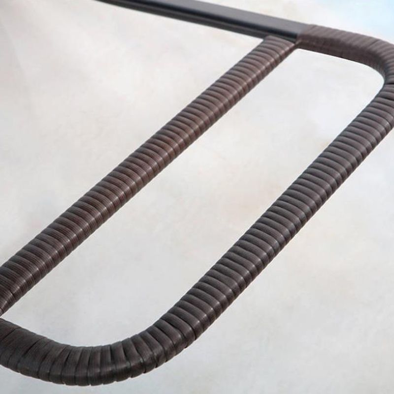 Natural Rattan Rocking Chair Balcony Rocking Chair for Living Room and Bedroom