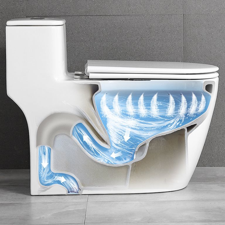Traditional All-In-One Toilet Bowl Floor Mount Urine Toilet for Washroom
