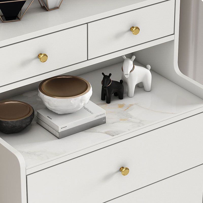 13.65-inch Width Storage Chest Dresser Modern Stone Storage Chest