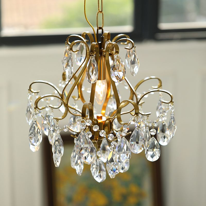 Lámparas colgantes de suspensión de múltiples lámparas de lámpara de lámpara de estilo americano para sala de estar para sala de estar