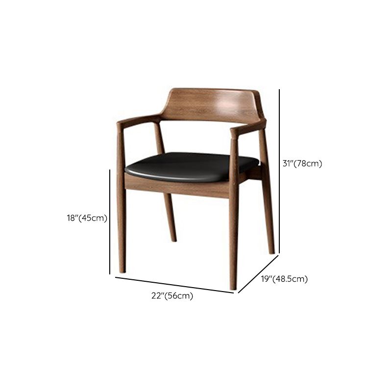 Round Dinette Set with Wooden Chairs 1/2/3/5 Pcs Brown Wood Dining Set for Home