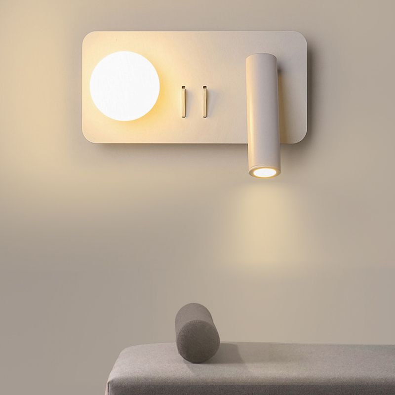 Wandleuchte Leuchte zeitgenössische weiße Wandleuchte für Schlafzimmer Lesen Licht