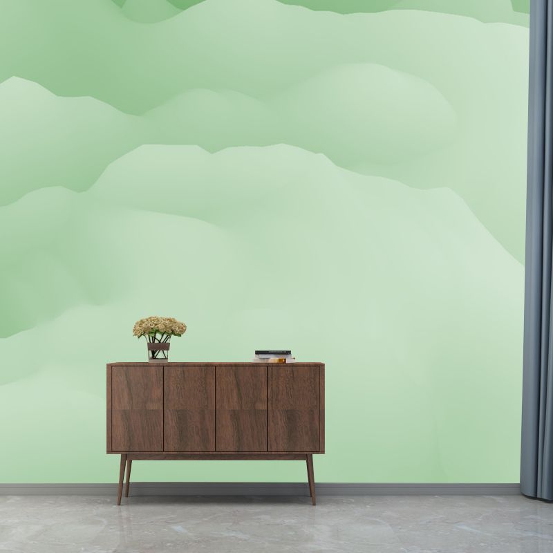 Mildew Resistant Abstract Style Mural Illustration Sitting Room Wall Mural