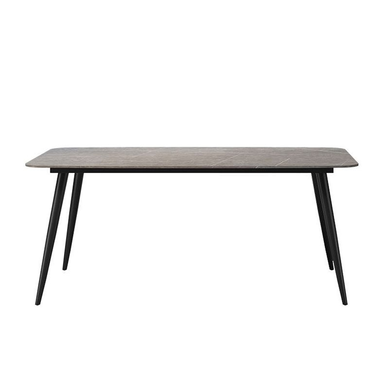 Contemporary Style Dining Table Rectangle Dining Room for Kitchen Home