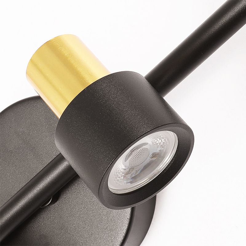 Modern Style Aluminum Wall Mount Lamp Bedroom Bedroom Wall Lighting Fixture with 1 Spotlight