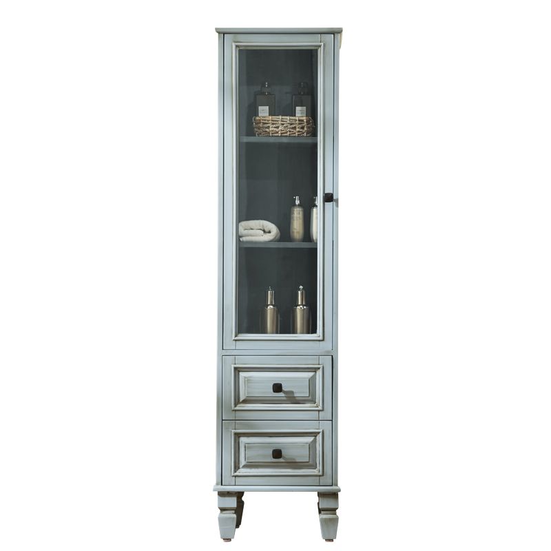 Mid-Century Modern Accent Cabinet Rectangle Cabinet with Storage