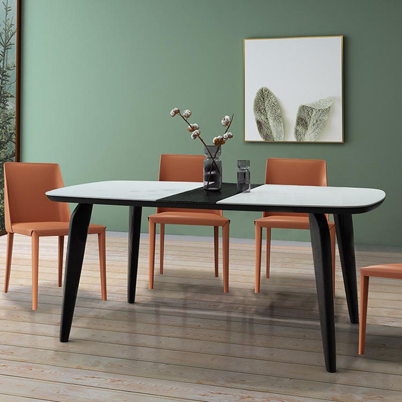 Silla Parsons de restaurante estilo diseñador, silla de comedor con acabado mate de cuero