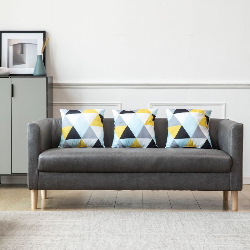 Contemporary Tight Back Tuxedo Arm Living Room Standard Seating