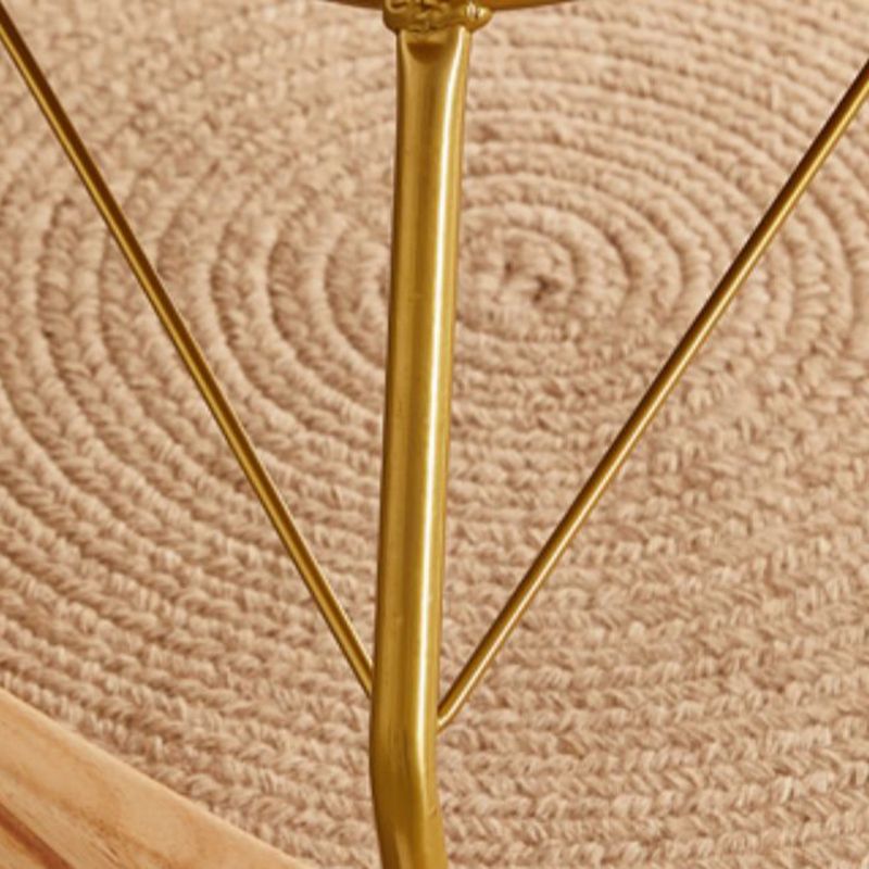 Glam Ergonomic Rocking Accent Chair with Padded Seat Rocking Chair Suede