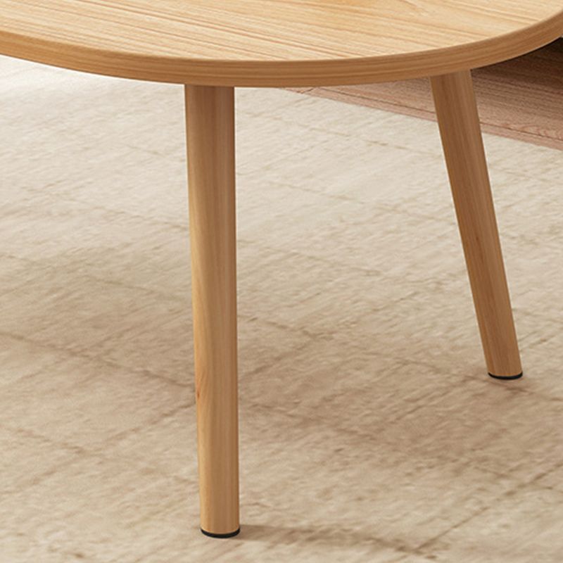 Rectangular Coffee Table with Modern Style Wood in White/wood Color