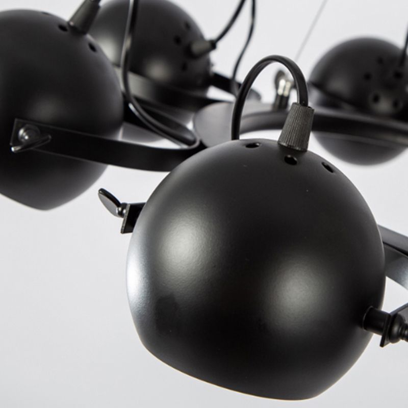 Assayements d'éclairage rond Postmodern Chandelier pour salle à manger du salon