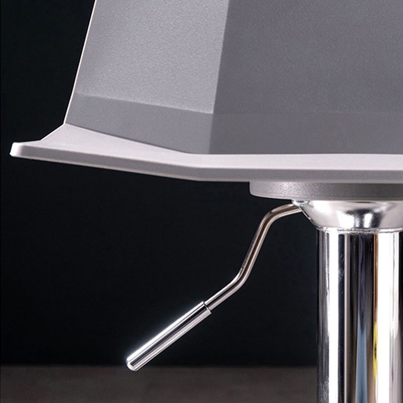 Contemporary Plastic Counter Height Stools Adjustable Height Bar Stool