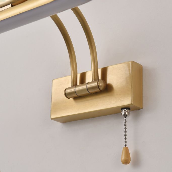 Moderna illuminazione a parete lineare 1 Light Funture a monte della parete in metallo chiaro