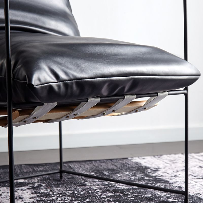 Arm Chair 26.77" L x 26.77" W x 26.77" H Accent Armchair with Pillow Back