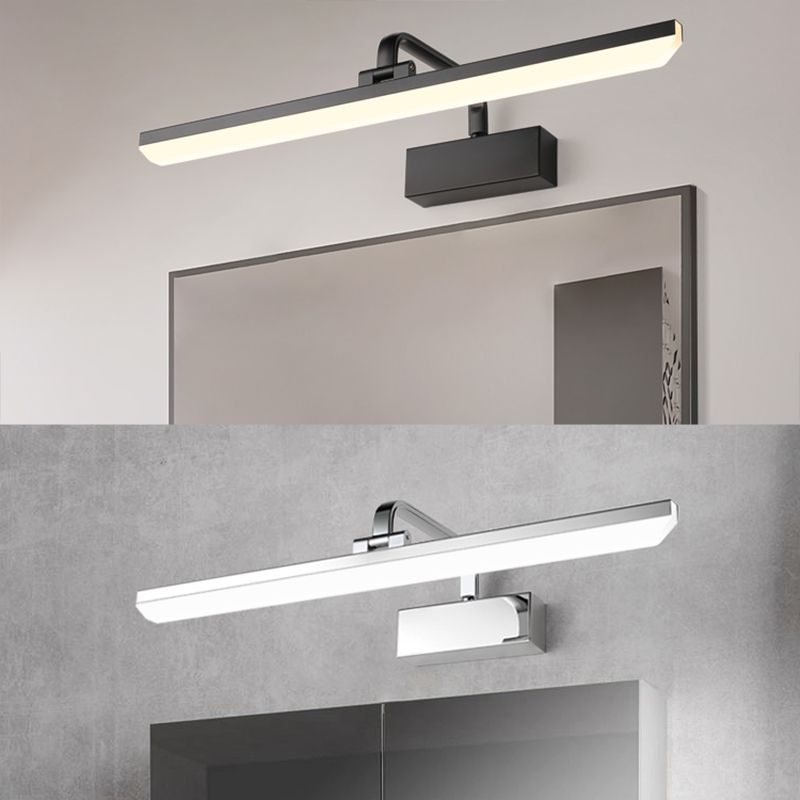 Metal Wall Mounted Light Fixture LED Vanity Wall Sconce with Curved Arm