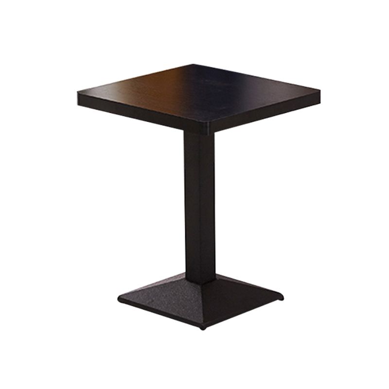 Modern Wooden Dining Room Table with Metal Legs for Living Room