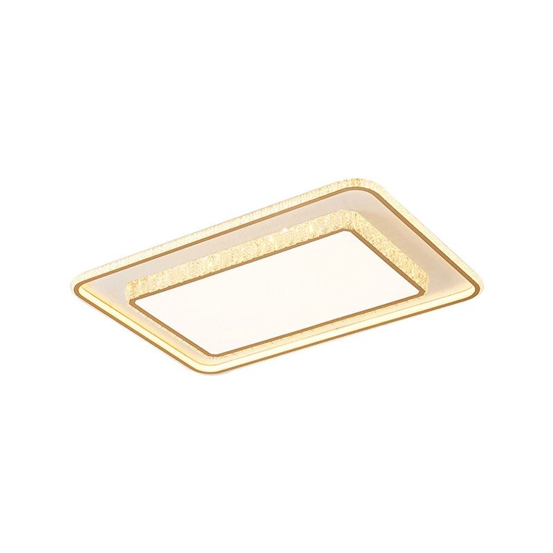 Luz de montaje de techo de cristal geométrico de iluminación de techo de montaje de LED de estilo moderno