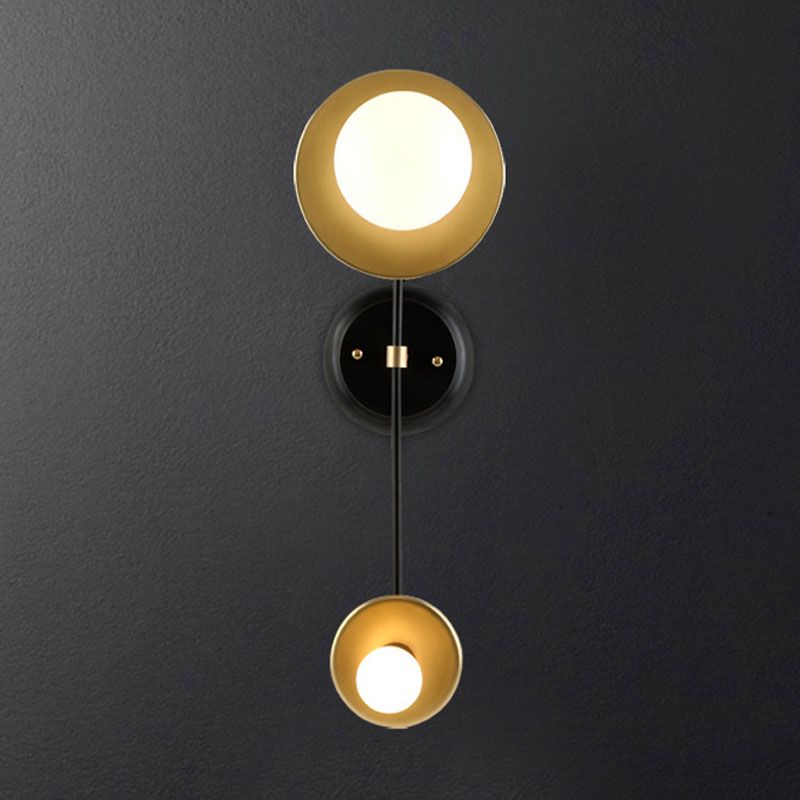 Lampade a parete a 2 luci a muro armato contemporaneo per soggiorno per soggiorno