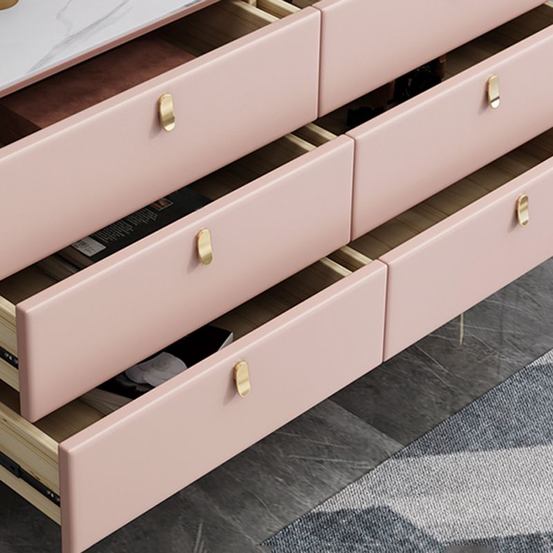 Glam Wooden Storage Chest Bedroom 16" Wide Chest with Drawers