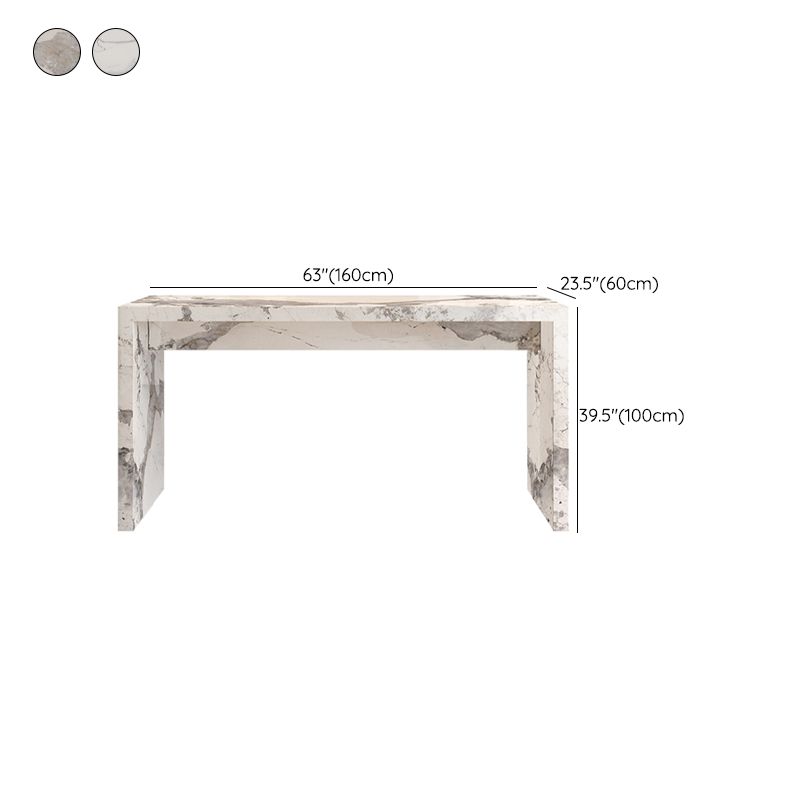Modern Bistro Bar Table Sintered Stone Bar Table for Living Room