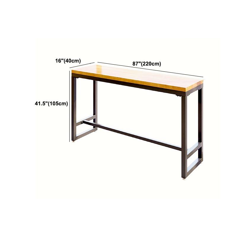 Solid Wood Pub Dining Set 1/2/5/9 Pieces Rectangle Indoor Glam Counter Height Set