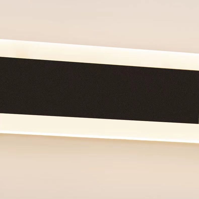 Lineare Form Metallwandbeleuchtung moderner Stil Einer Licht Wandleuchte Leuchte