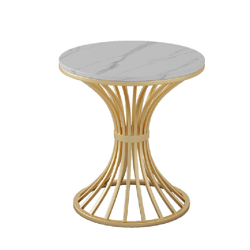 Polished Finish Stone Top Table Set for Home 1/2/3/4/5 Pieces Modern Dinette Set