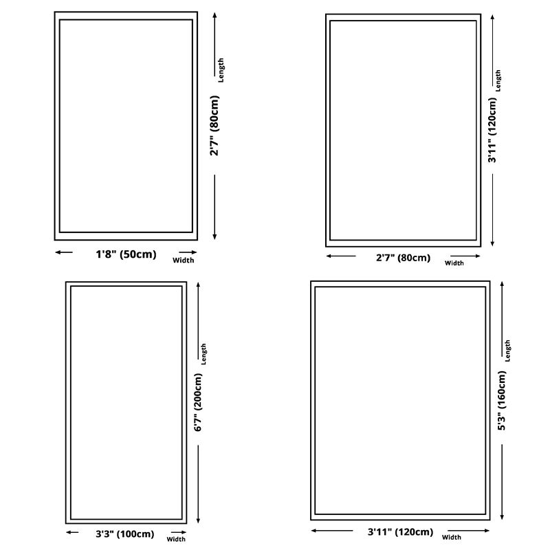 Mid-Century Indoor Rug Classic Floral Printed Carpet Non-Slip Backing Carpet for Living Room