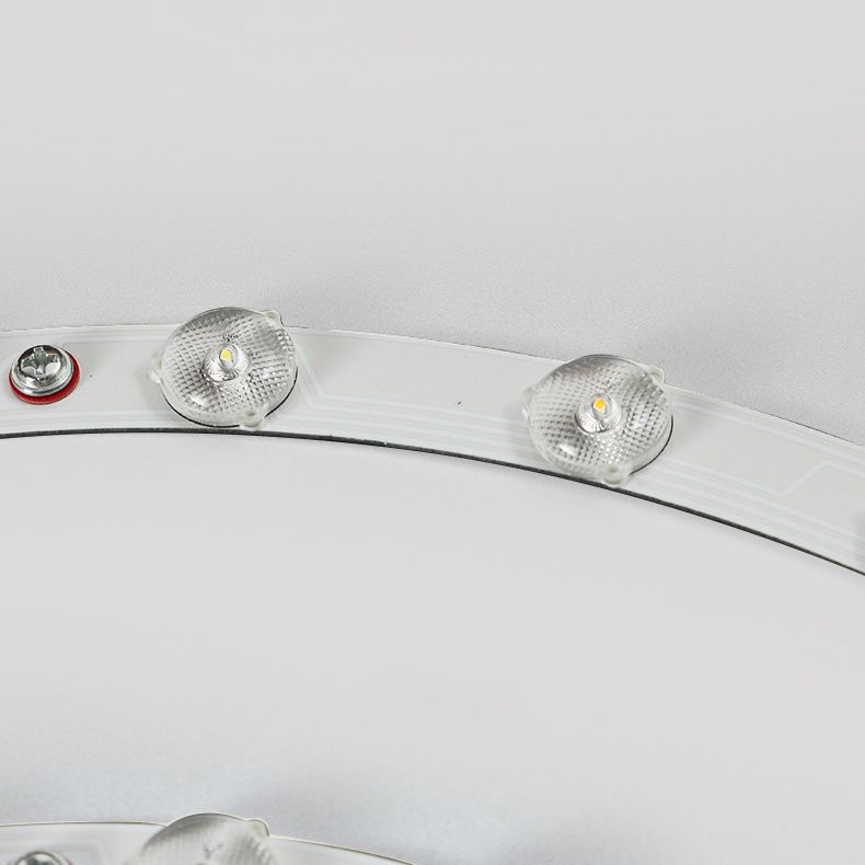 Modern Style Circle Shape Ceiling Lamp Metal 1 Light Ceiling Lighting for Dining Room